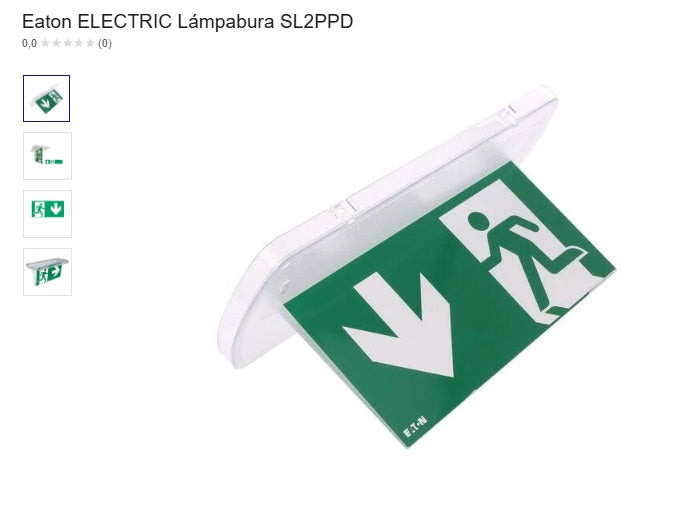 SafeLight plexi lap lefelé mutató nyíllal