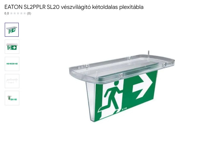 SafeLite plexi lap oldalra mutató nyíllal