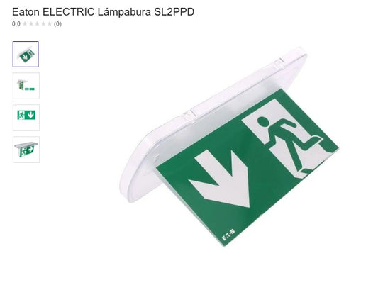 SafeLight plexi lap lefelé mutató nyíllal